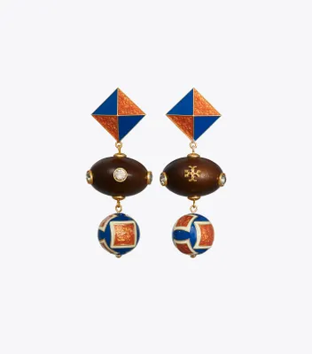 Geo Double-Drop Earring