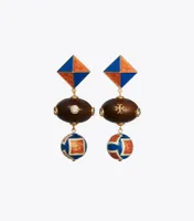 Geo Double-Drop Earring