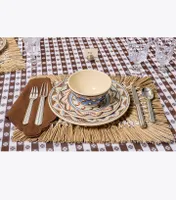 Gingham Tablecloth, 120" x 70"