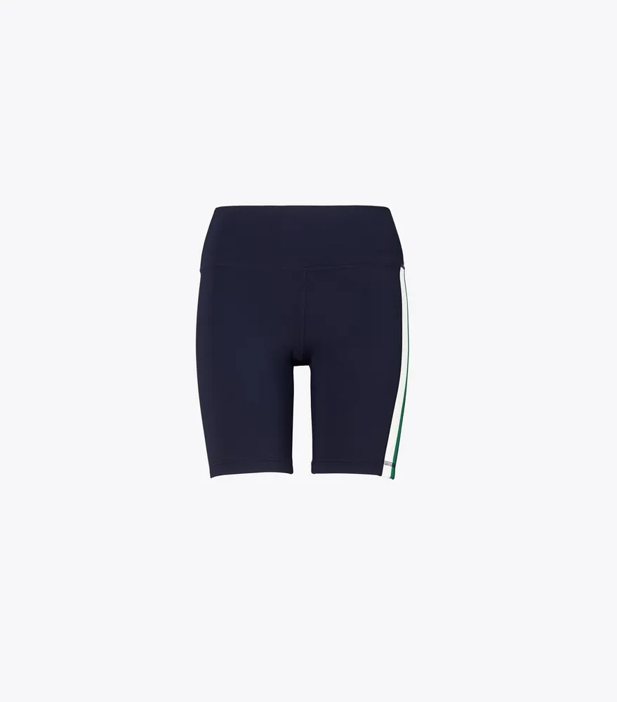 High-Rise Sculpt Compression Side-Stripe Bike Shorts