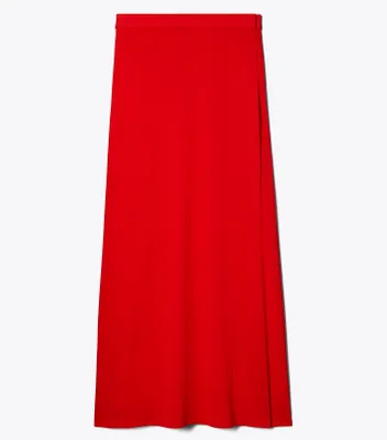 Jersey Crepe Wrap Skirt