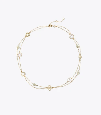 Kira Clover Layered Necklace