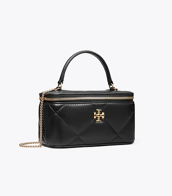 Kira Diamond Quilt Vanity Case