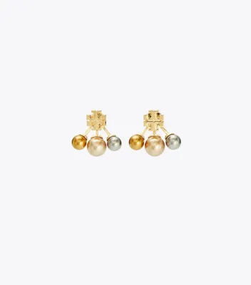 Kira Pearl Front-Back Earring