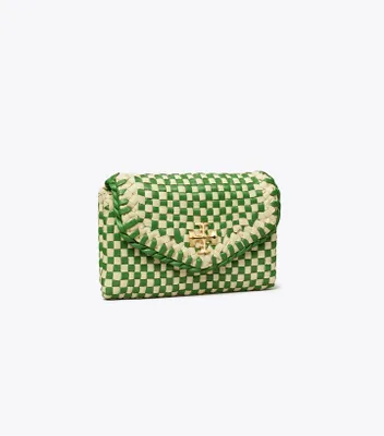 Kira Woven Flap Card Case