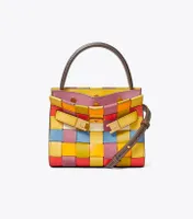 Lee Radziwill Woven Petite Double Bag
