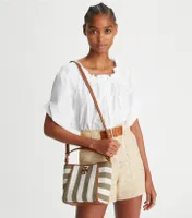 McGraw Stripe Small Bucket Bag