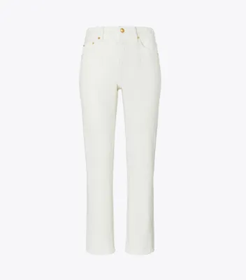 Mid-Rise Cropped Jeans
