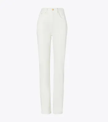 Mid-Rise Slim Straight Jean