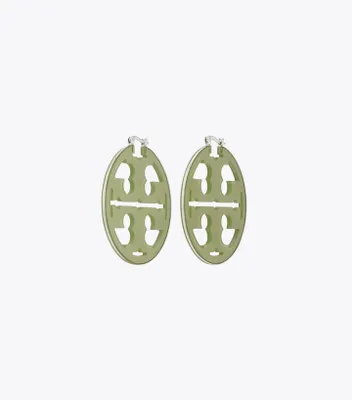 Miller Resin Hoop Earring