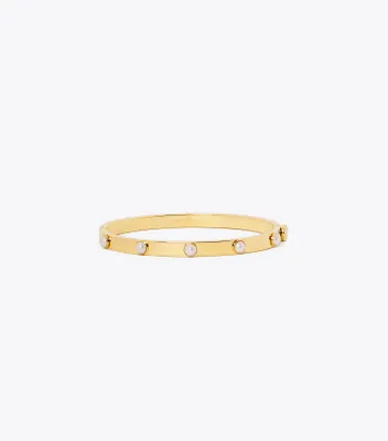 Miller Stud Pearl 5mm Hinge Bracelet
