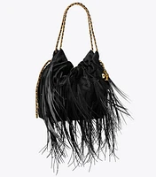 Mini Fleming Feather Hobo Bag