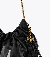 Mini Fleming Feather Hobo Bag