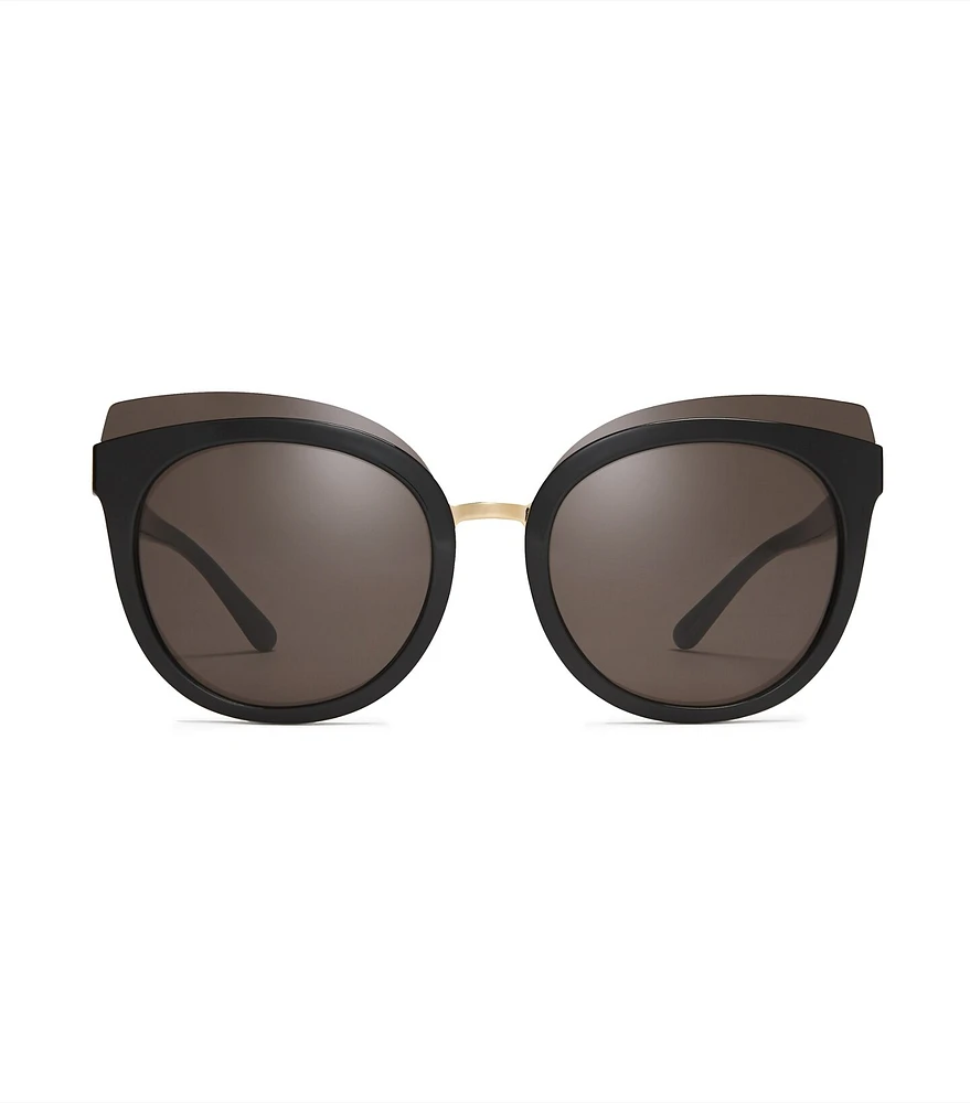 Mixed-Materials Panama Sunglasses