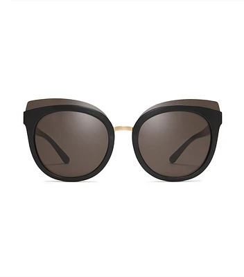 Mixed-Materials Panama Sunglasses