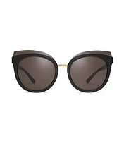 Mixed-Materials Panama Sunglasses