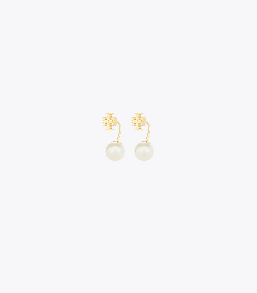 Pearl Front-Back Earrings