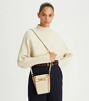 Petite Lee Radziwill Pebbled Double Bucket