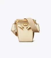 Petite Lee Radziwill Pebbled Double Bucket