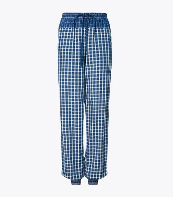 Picnic Plaid Silk Pant