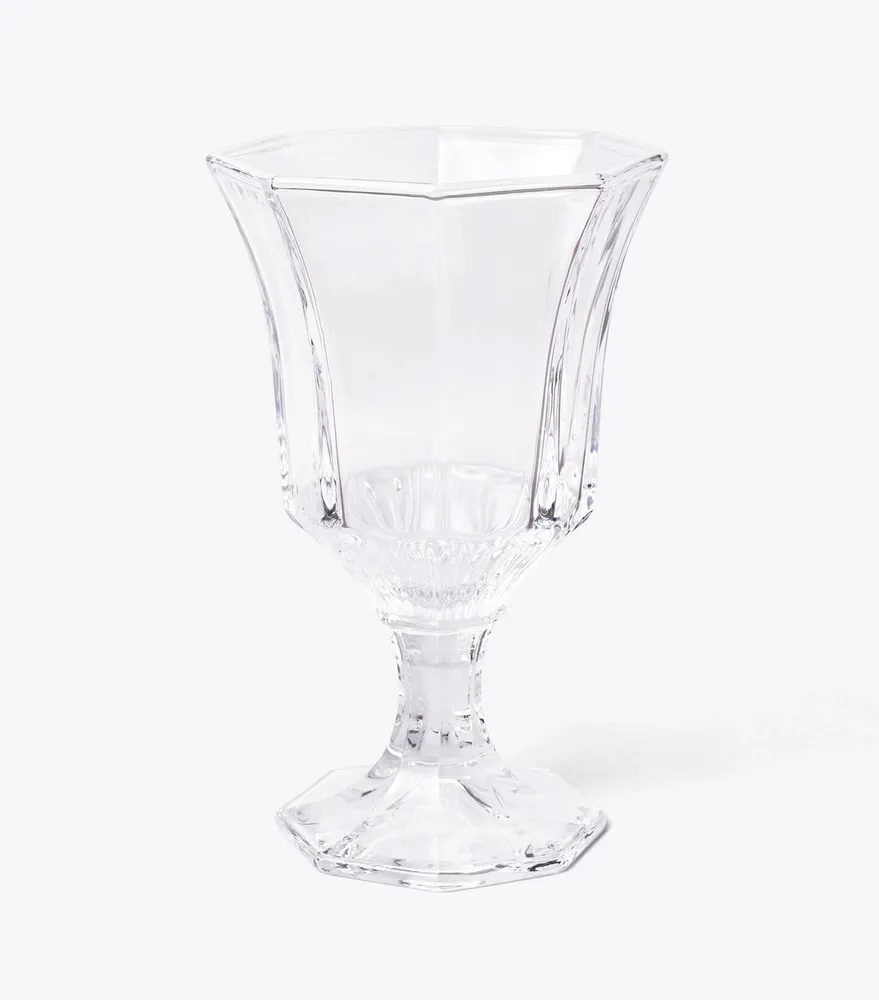 Pressed-Glass Wine Glass, Set of 4
