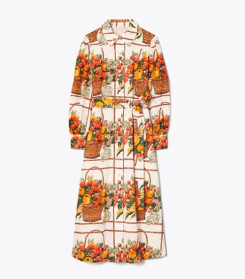 Printed Broderie Anglaise Painter's Dress