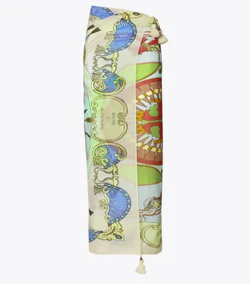 Printed Cotton Silk Pareo