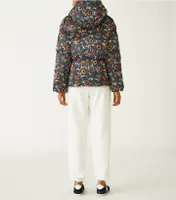Printed Hooded Down Jacket