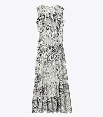 Printed Jersey Dress
