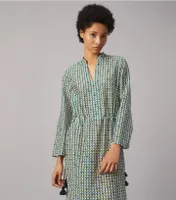 Printed Long Caftan