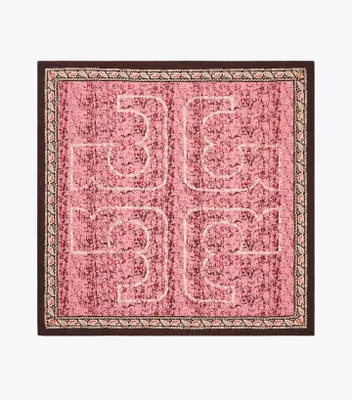 Printed Oversized Silk Square Scarf