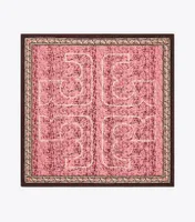 Printed Oversized Silk Square Scarf