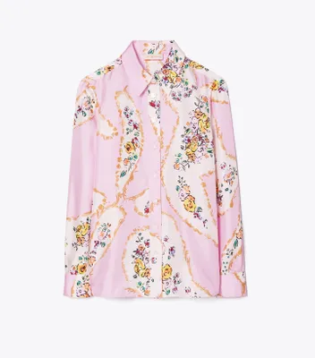 Printed Silk Blouse