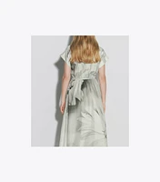 Printed Silk Twill Shirtdress
