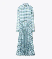 Printed Twill Dress