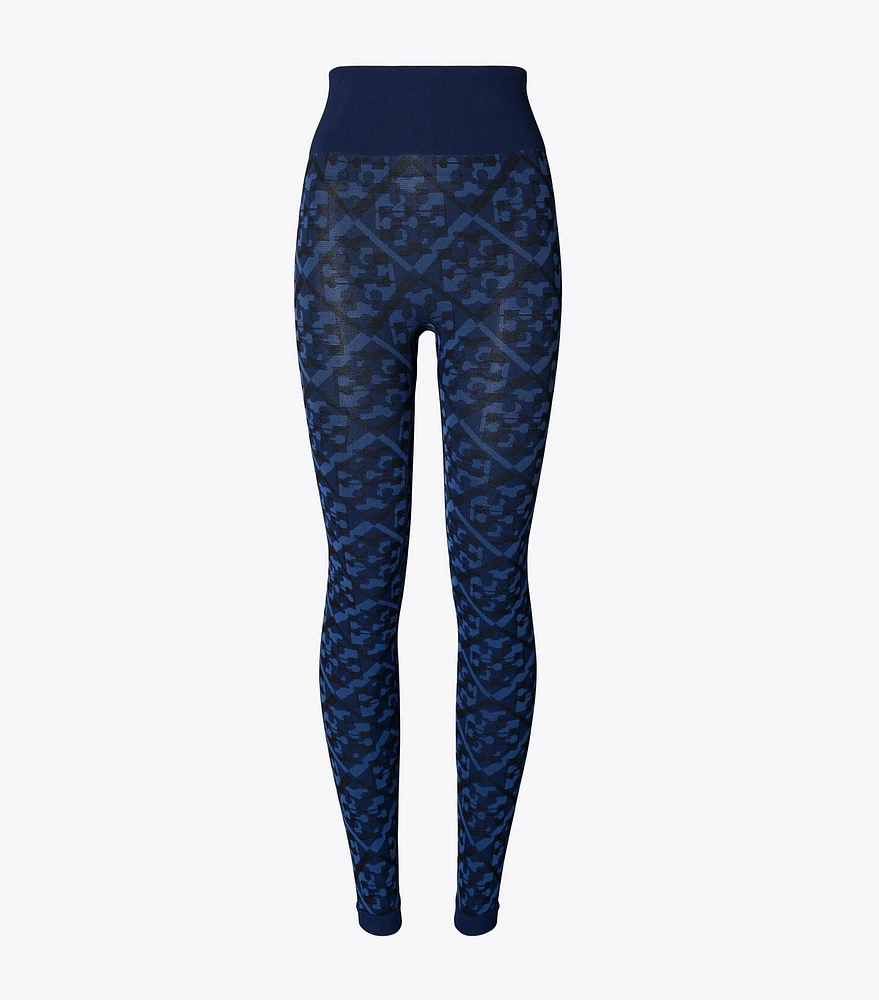 Prismatic T Monogram Jacquard Seamless Legging