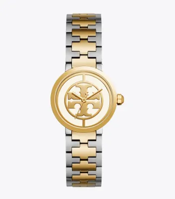 Reva Watch, Two-Tone Gold/Stainless Steel/Ivory, 28 MM