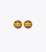 Roxanne Circle-Stud Earring