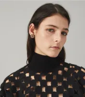 Roxanne Small Button Earring