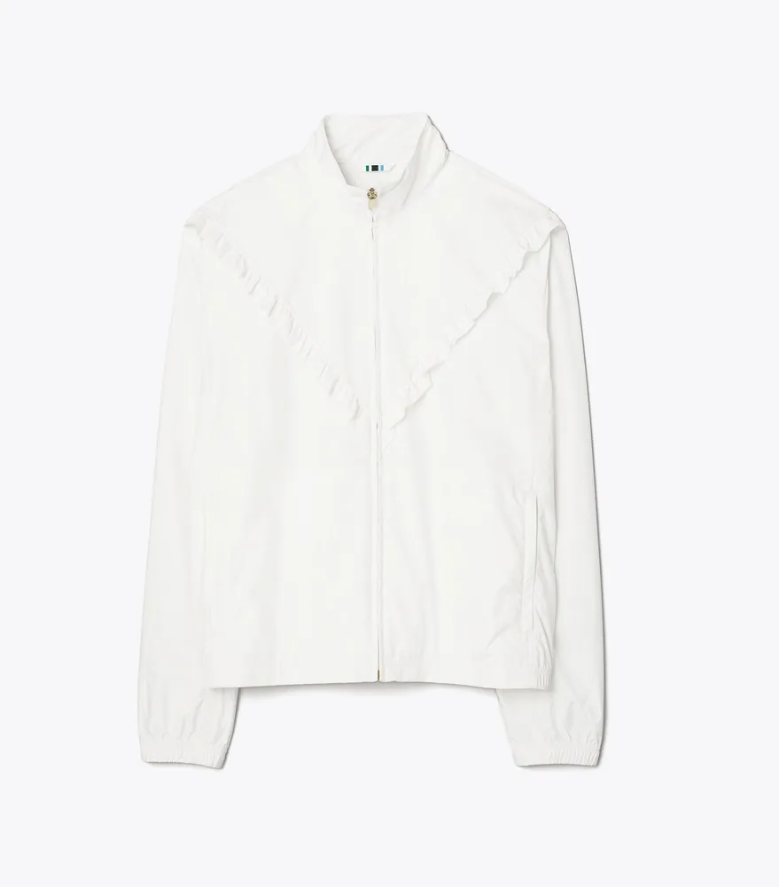 Ruffle Windbreaker