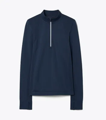 Seamless Half-Zip Pullover