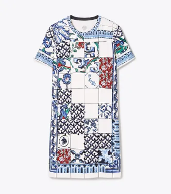 Sequin Embellished T-Shirt Dress