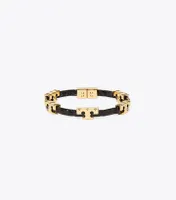 Serif-T Stackable Croc Embossed Bracelet