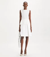 Sleeveless Cotton Poplin Top