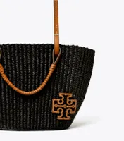 Small Ella Straw Basket Tote