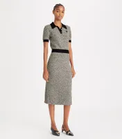 Speckled Knit Polo