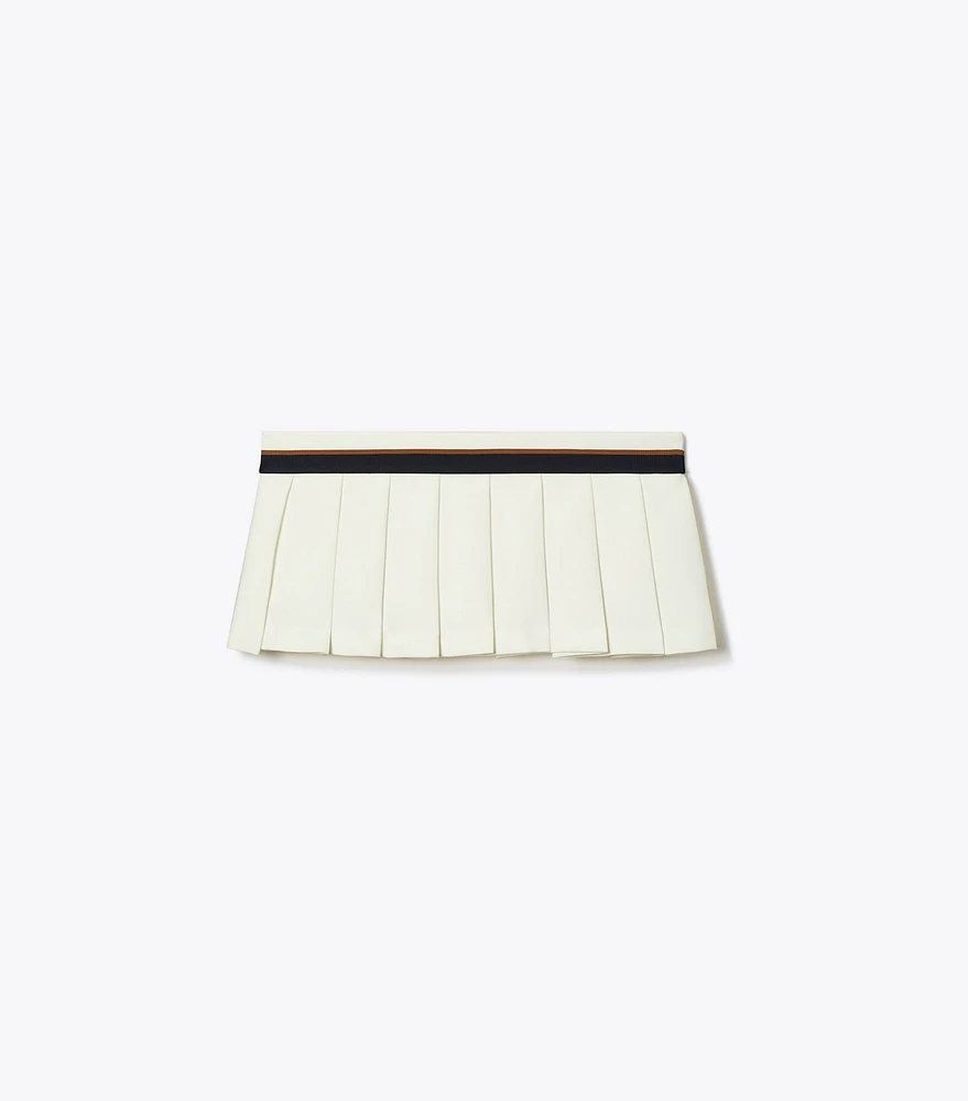 Stretch Micro Mini Tennis Skirt