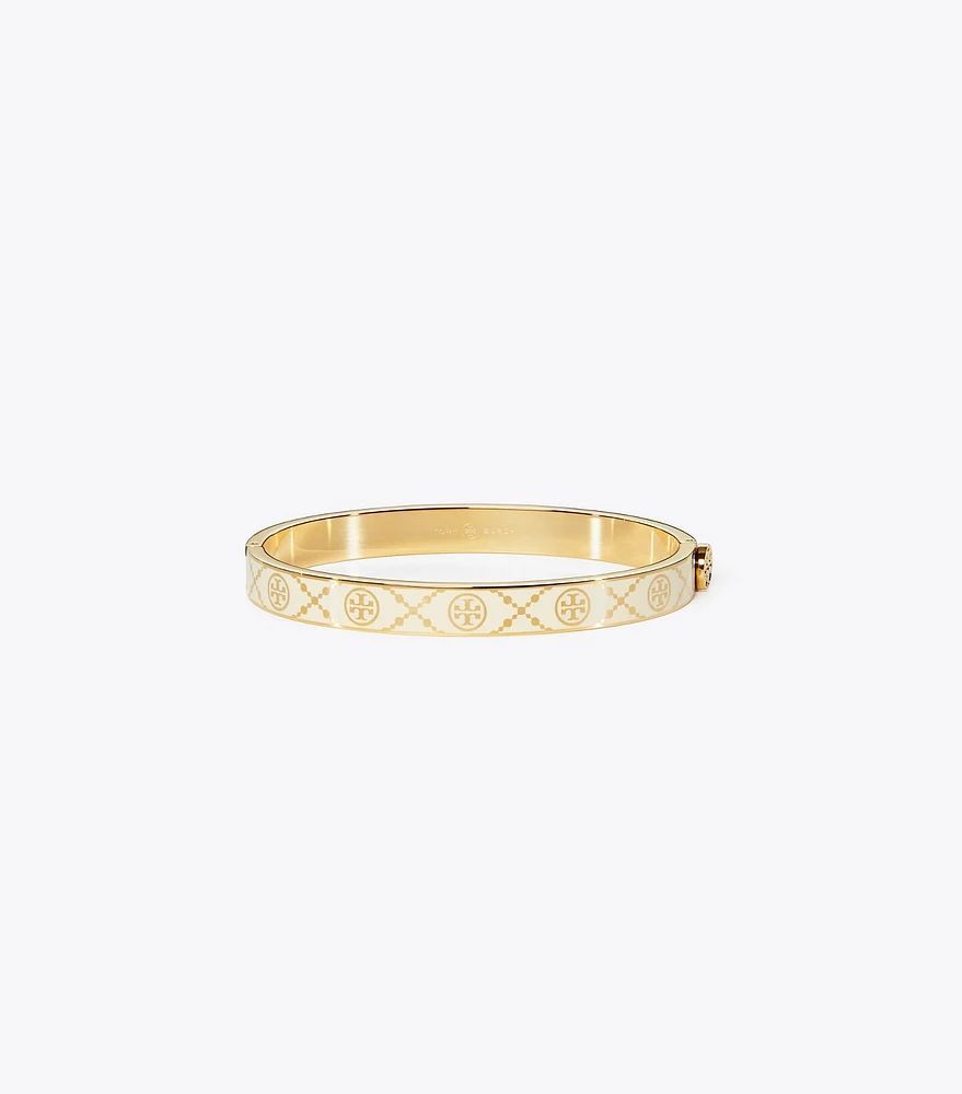 T Monogram Hinge Bracelet