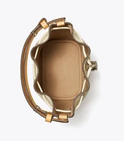 T Monogram Pebble Mini Bucket Bag