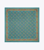 T Monogram Silk Square Scarf